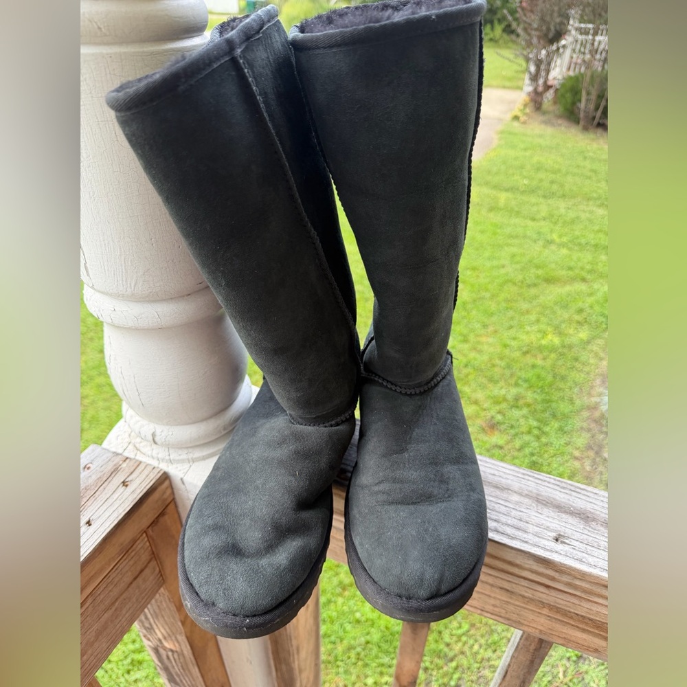 UGG tall black boots size 10